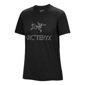 Arc"Word Cotton T-Shirt "Black Solitude"