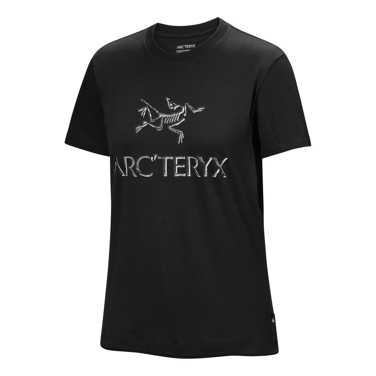 Arc"Word Cotton T-Shirt "Black Solitude"