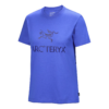 Arc"Word Cotton T-Shirt "Blue"