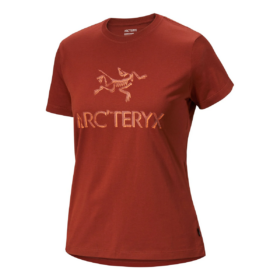Arc"Word Cotton T-Shirt "Red"