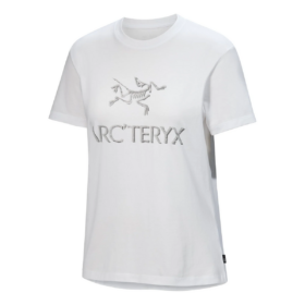 Arc"Word Cotton T-Shirt "White Solitude"