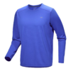 Cormac Crew Neck Long Sleeves T-Shirt "Blue"