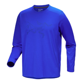 Cormac Logo Long Sleeves T-Shirt "Blue"
