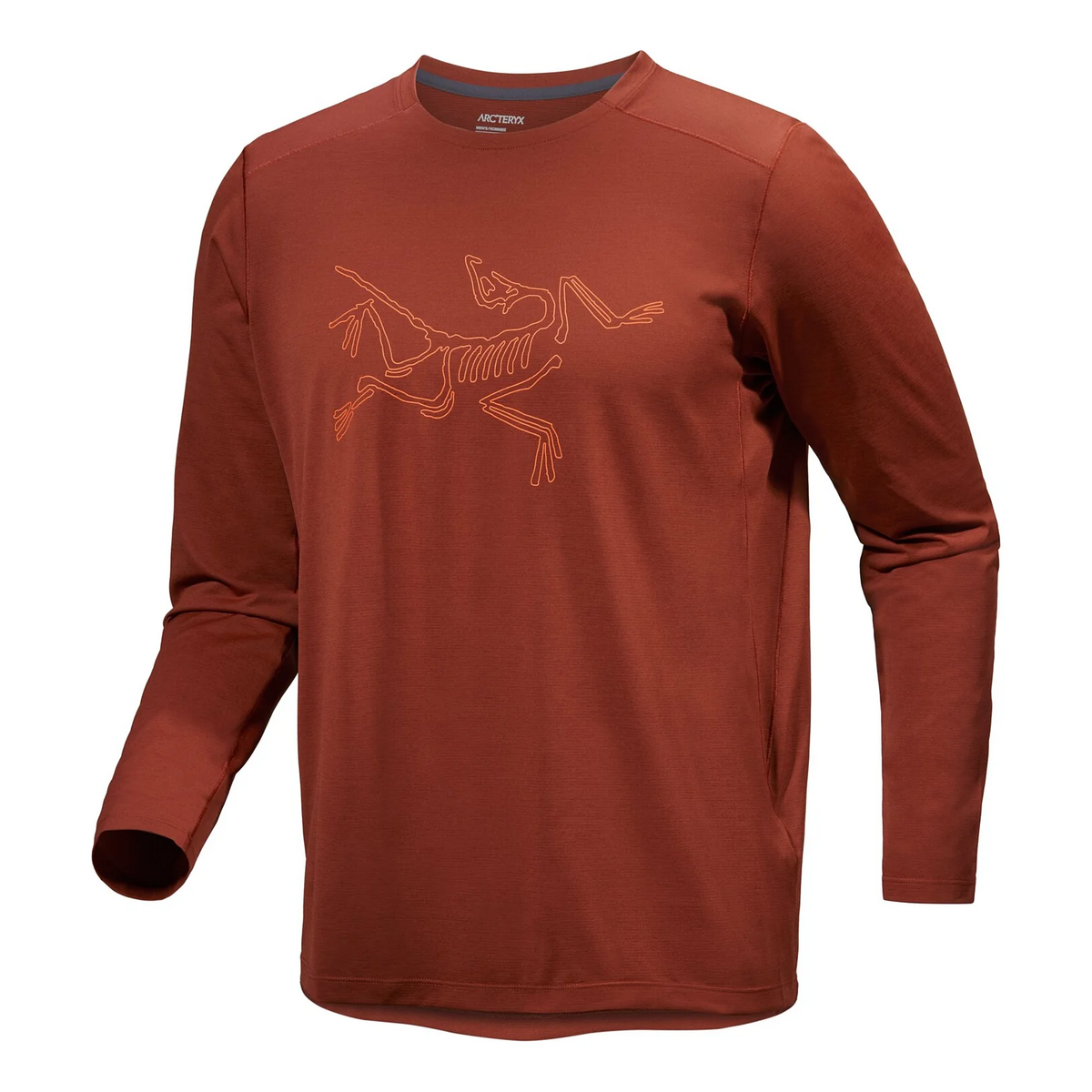 Cormac Logo Long Sleeves T-Shirt "Brown"