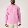 Emblem Fleece Crew Neck Pullover Men's