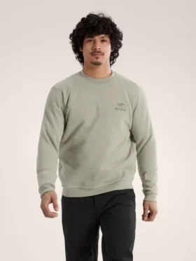 Emblem Fleece Crew Neck Pullover Men's