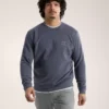 Emblem Fleece Crew Neck Pullover Men's