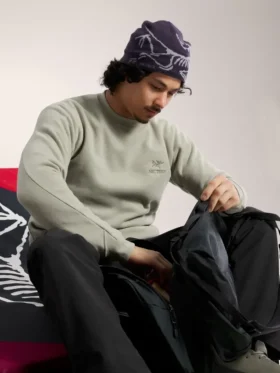 Emblem Fleece Crew Neck Pullover Men’s