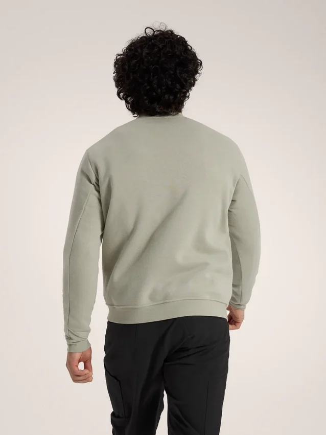 Emblem Fleece Crew Neck Pullover Men's