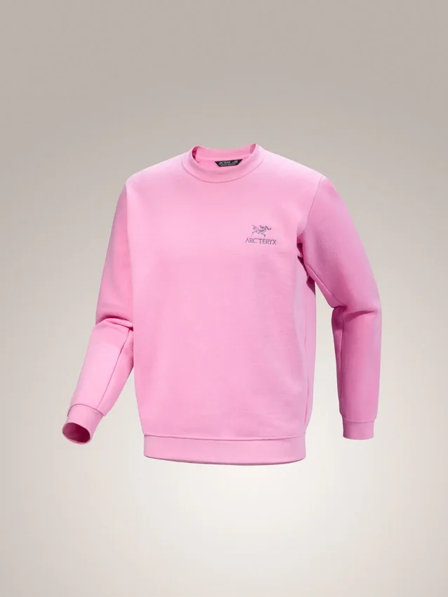 Emblem Fleece Crew Neck Pullover Men's