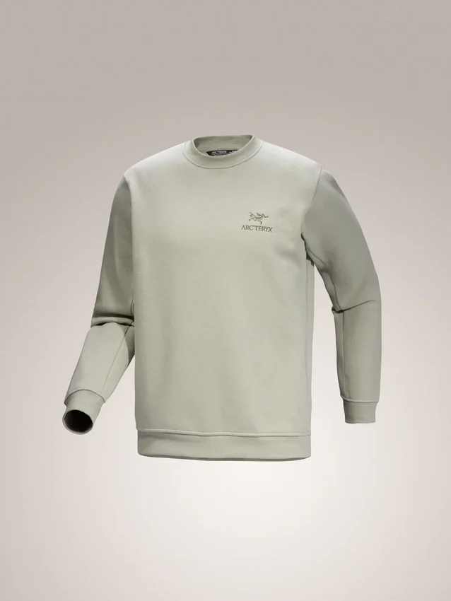 Emblem Fleece Crew Neck Pullover Men's