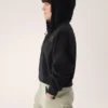Emblem Fleece Full Zip Crop Hoody Women's