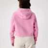Emblem Fleece Full Zip Crop Hoody Women's