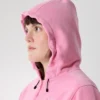 Emblem Fleece Full Zip Crop Hoody Women's