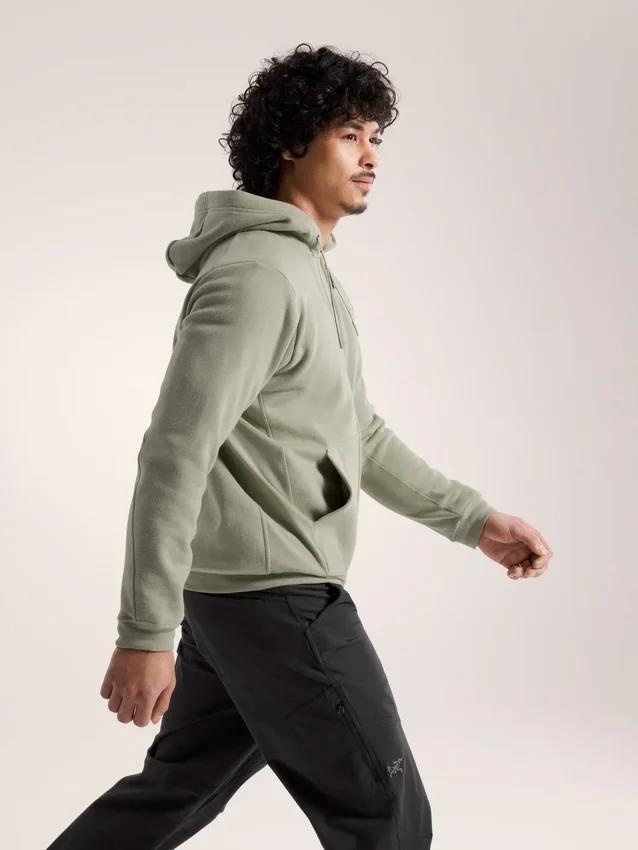 Emblem Fleece Full Zip Hoody Men's