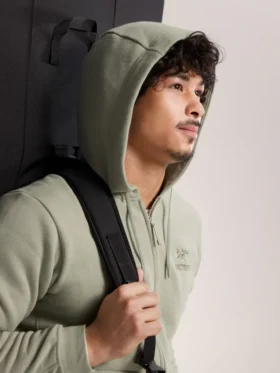 Emblem Fleece Full Zip Hoody Men’s