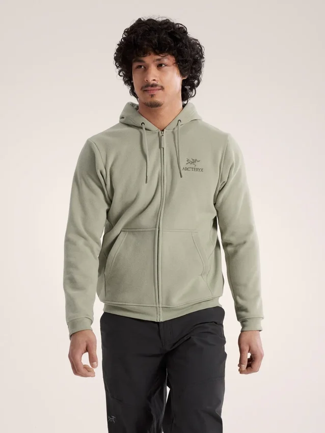 Emblem Fleece Full Zip Hoody Men's