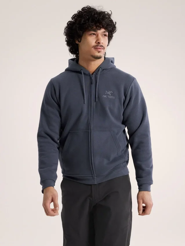Emblem Fleece Full Zip Hoody Men's