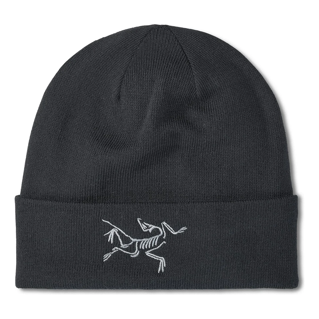 Embroidered Bird Toque "Black"