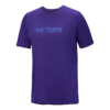 Ionia Merino Wool Arc"Word Logo T-Shirt SS "Purple"