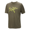Ionia Merino Wool Logo T-Shirt "Olive Green"