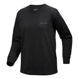 Kragg Cotton Bird Crew Neck Long Sleeve T-Shirt "Black"