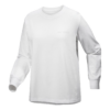 Kragg Cotton Bird Crew Neck Long Sleeves T-Shirt "White"