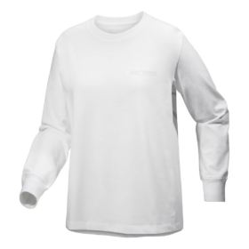 Kragg Cotton Bird Crew Neck Long Sleeves T-Shirt "White"
