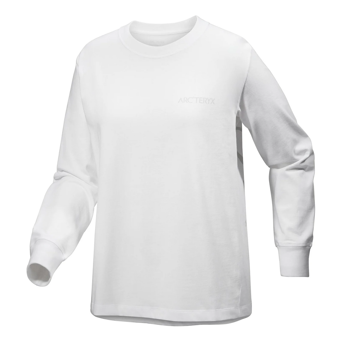 Kragg Cotton Bird Crew Neck Long Sleeves T-Shirt "White"