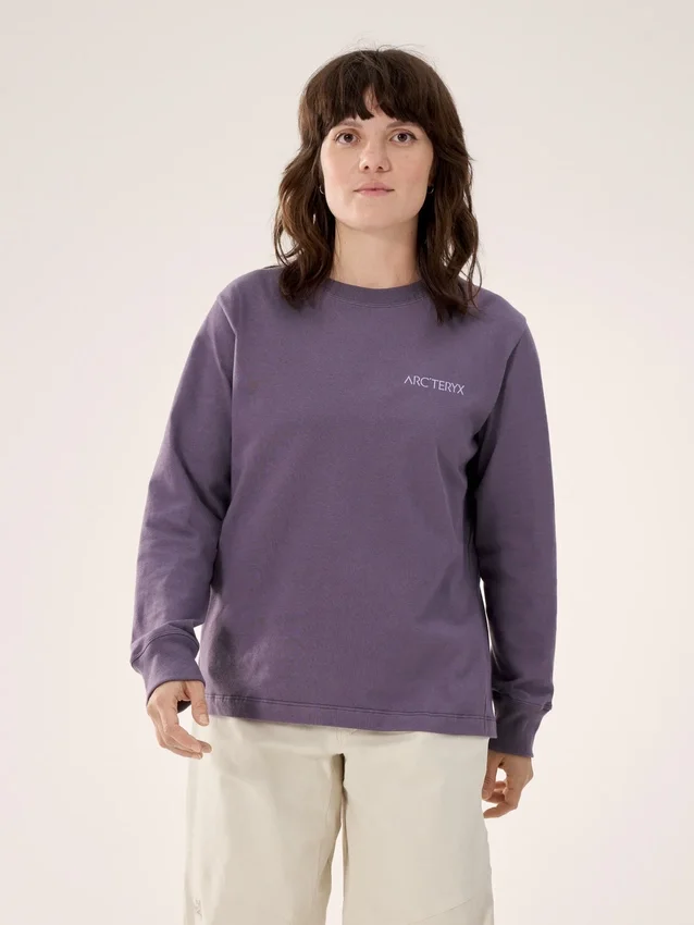 Kragg Cotton Bird Crew Neck Shirt LS Women's
