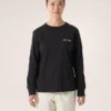 Kragg Cotton Bird Crew Neck Shirt LS Women's