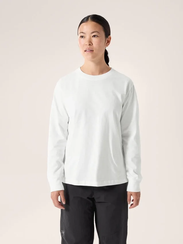Kragg Cotton Bird Crew Neck Shirt LS Women's