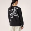 Kragg Cotton Bird Crew Neck Shirt LS Women's