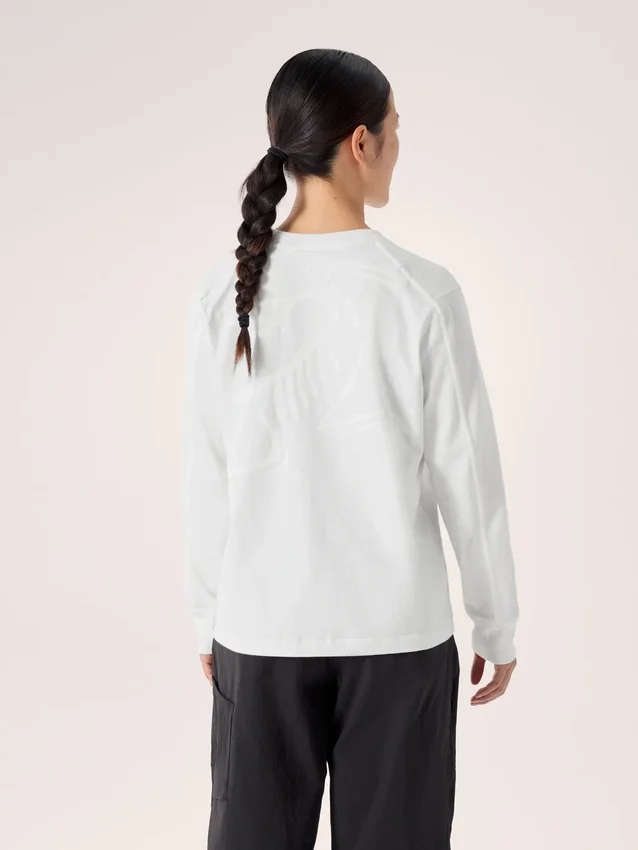 Kragg Cotton Bird Crew Neck Shirt LS Women's