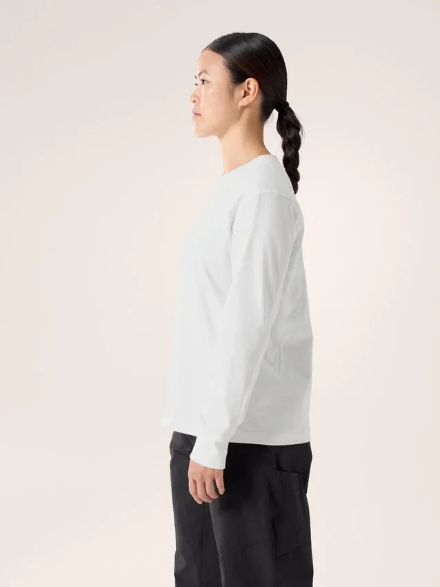 Kragg Cotton Bird Crew Neck Shirt LS Women's