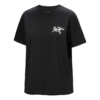 Kragg Cotton Bird Tile Crew T-Shirt SS "Black"