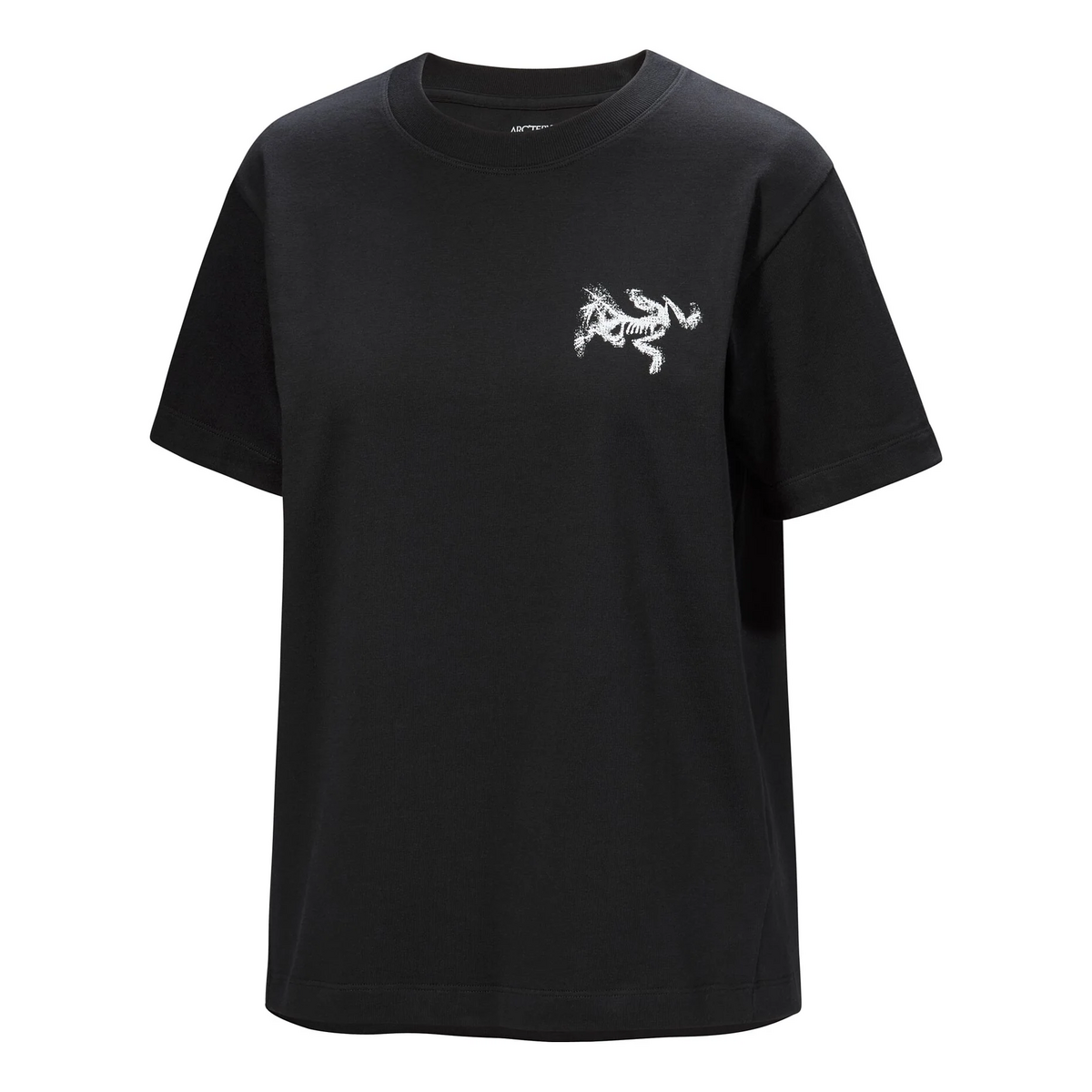 Kragg Cotton Bird Tile Crew T-Shirt SS "Black"