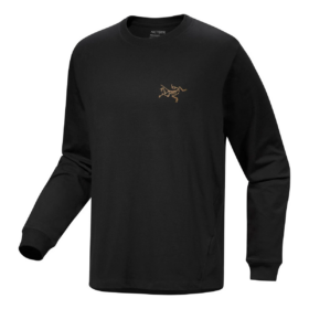 Kragg Cotton Long Sleeves T-Shirt "Black"