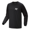 Kragg SL Cotton Bird Tile Long Sleeves T-Shirt "Black"