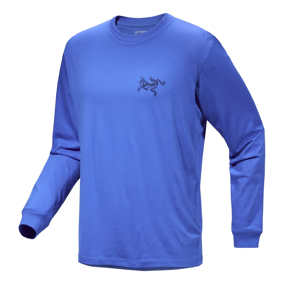 Kragg SL Cotton Bird Tile Long Sleeves T-Shirt "Blue"