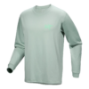 Kragg SL Cotton Bird Tile Long Sleeves T-Shirt "Green"