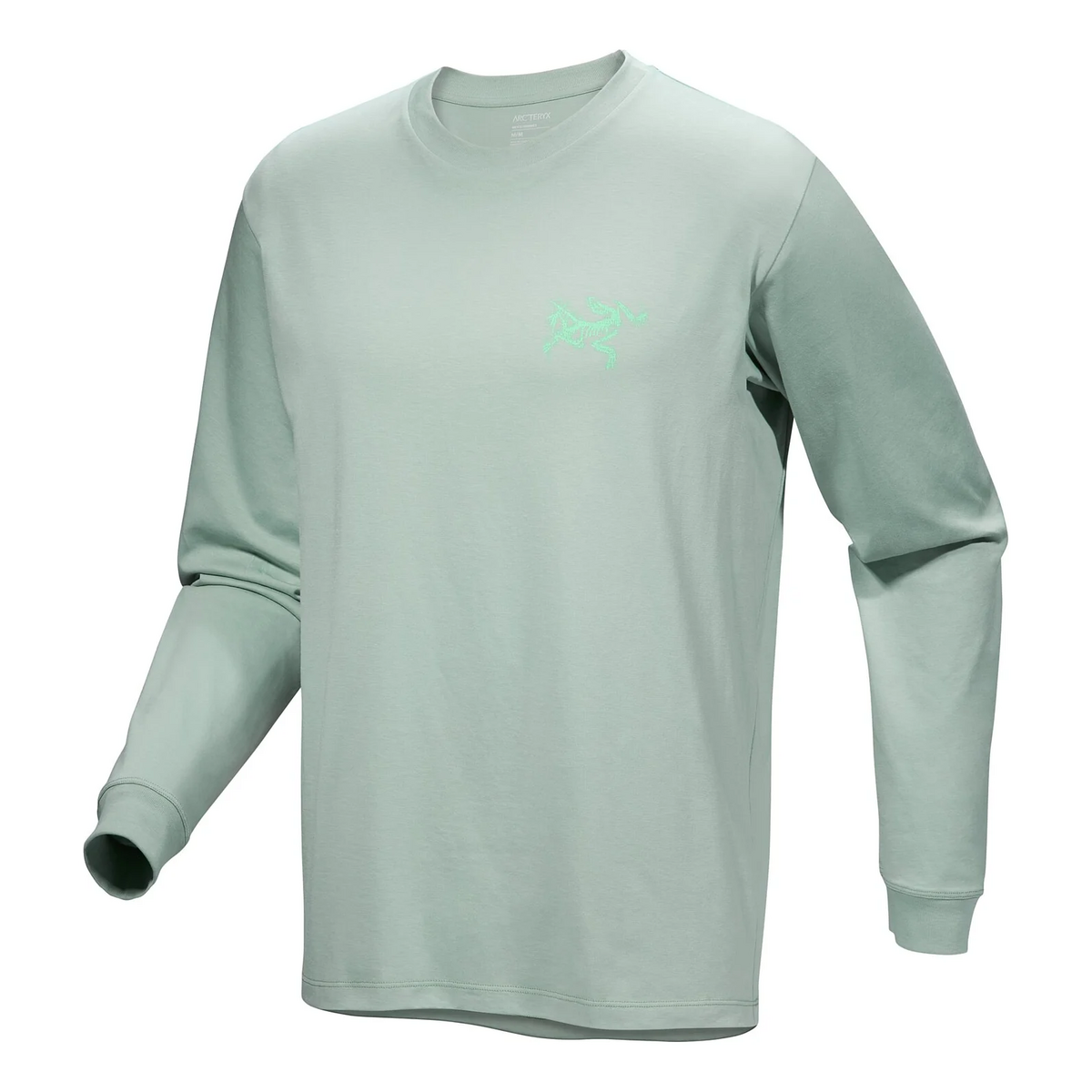 Kragg SL Cotton Bird Tile Long Sleeves T-Shirt "Green"