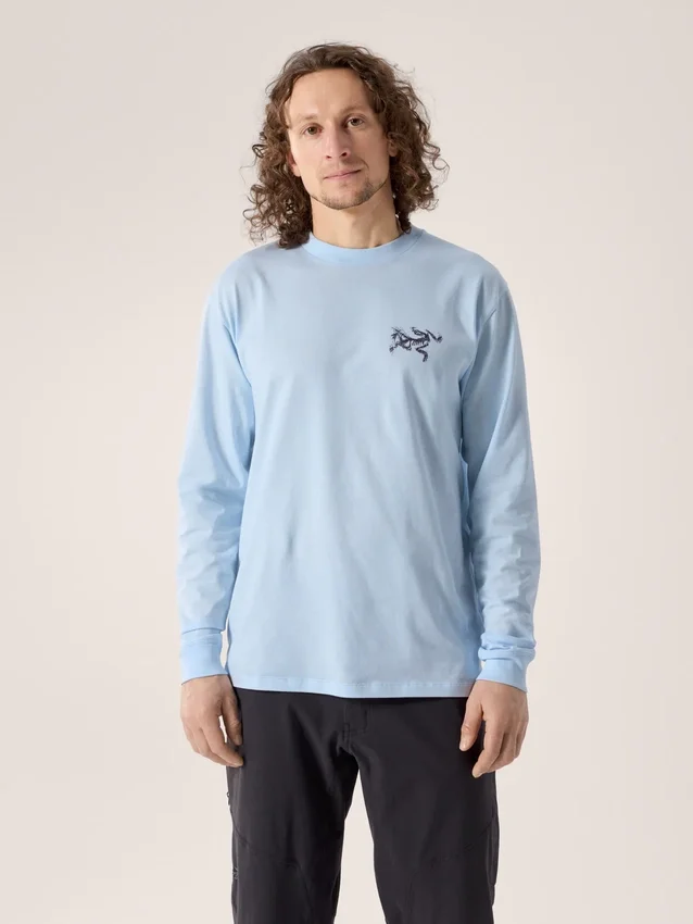 Kragg SL Cotton Bird Tile Shirt LS Men's