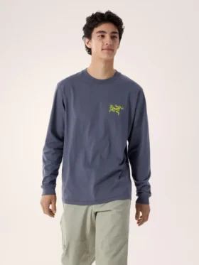 Kragg SL Cotton Bird Tile Shirt LS Men's