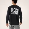 Kragg SL Cotton Bird Tile Shirt LS Men's