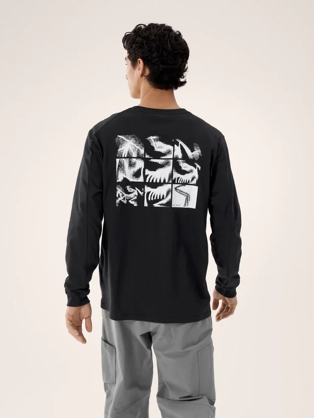 Kragg SL Cotton Bird Tile Shirt LS Men's