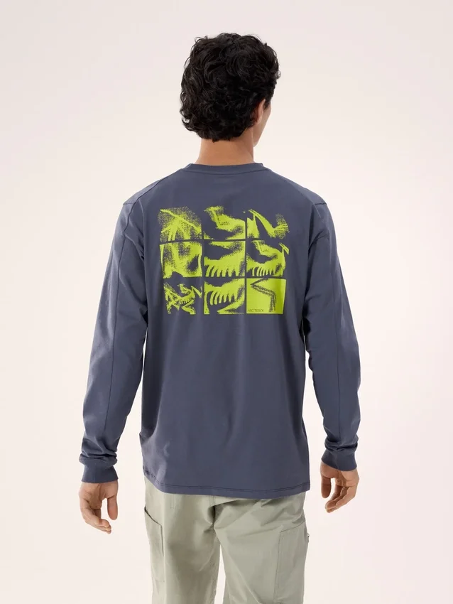 Kragg SL Cotton Bird Tile Shirt LS Men's