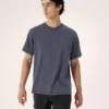 Kragg SL Cotton Bird Word Shirt SS Men's