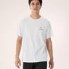 Kragg SL Cotton Bird Word Shirt SS Men's