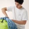 Kragg SL Cotton Bird Word Shirt SS Men's